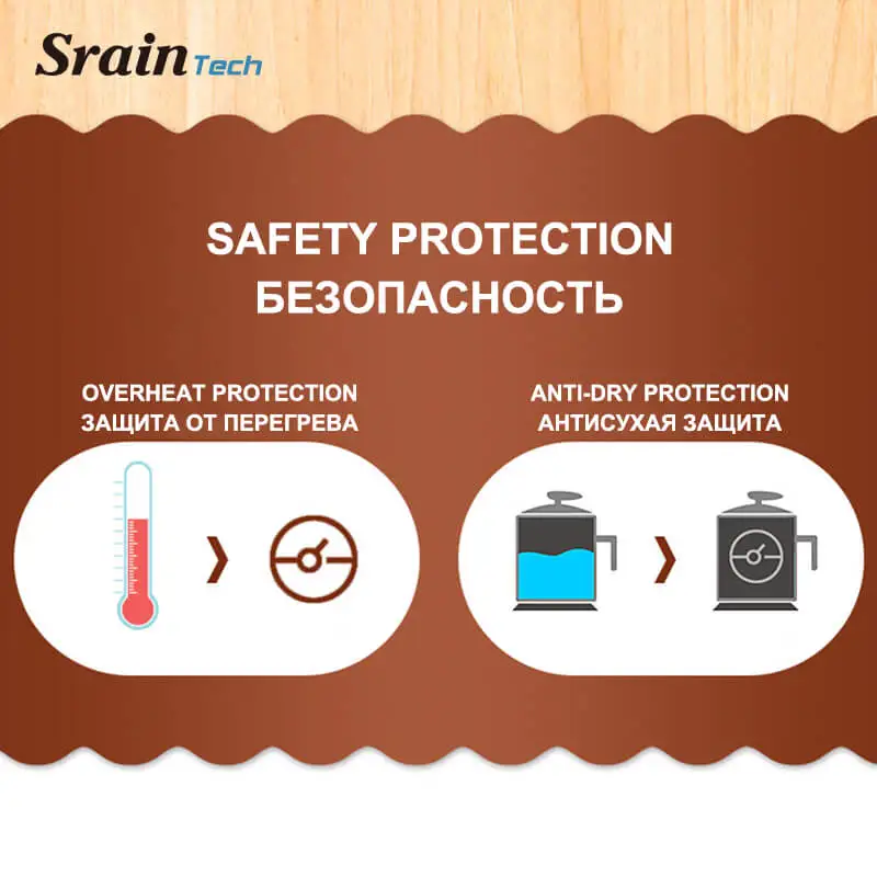 Sraintech Mini Multi Плита 1.5L Еда Класс Нержавеющая сталь Электрический Hot Pot рис отварить