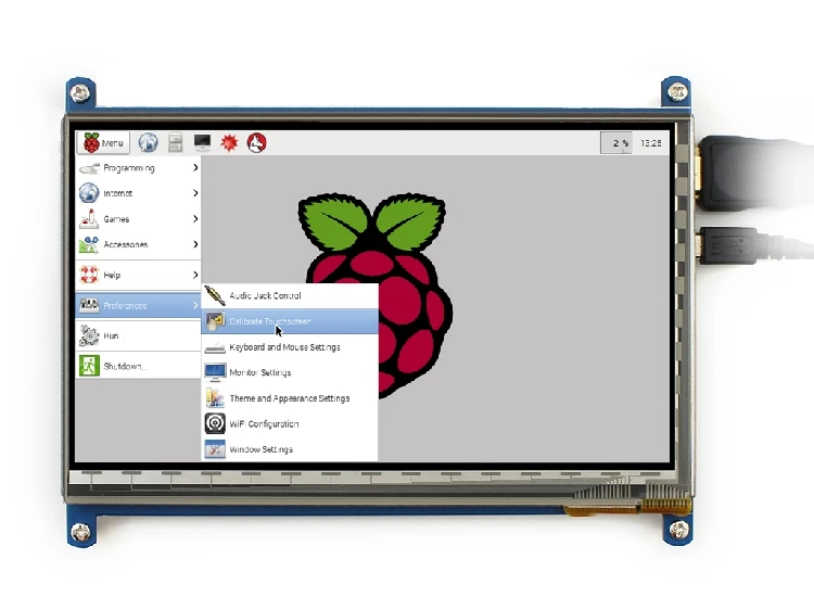 7 дюймовый сенсорный экран Raspberry pi 800*480 емкостный ЖК интерфейс HDMI поддерживает