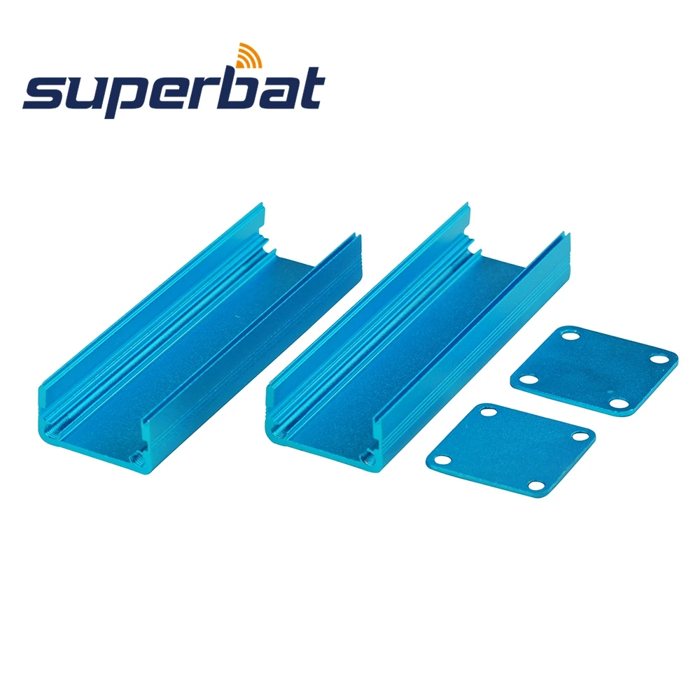 Superbat 80*24.5*24MM Blue Extruded Aluminum Enclosure Case Screw Junction Box PCB Instrument Electronic DIY 3.15&quot*0.96&quot*0.94&quot |