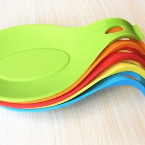 Newest Arrivals faroot Novelty Candy Color Kitchen Tools Heat Resistant Silicone Put A Spoon Mat | Дом и сад