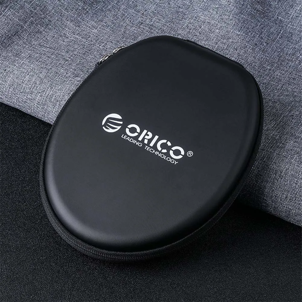 ORICO, водонепроницаемая сумка для наушников, Bluetooth, чехол для наушников, двойная подкладка, для Bluetooth, для наушников, USB кабель, внешний аккумулятор, USB зарядное устройство