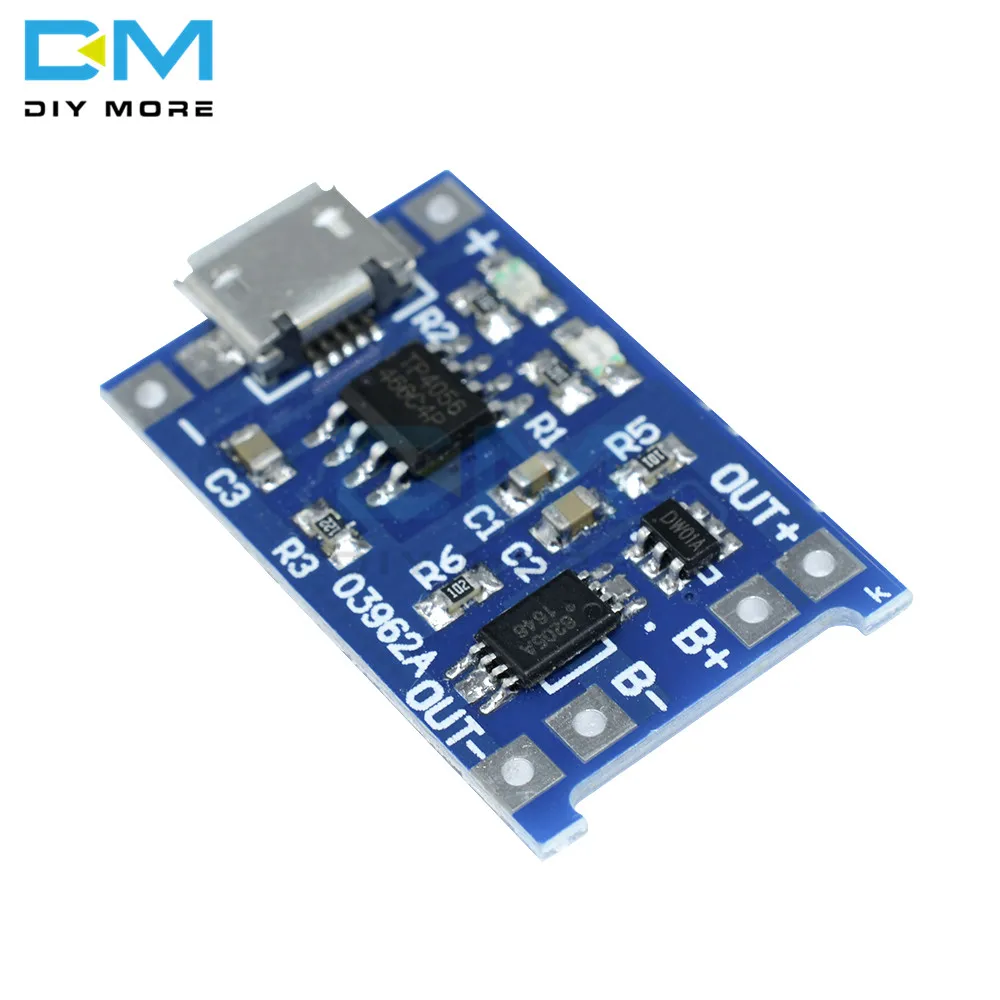 5 шт Micro USB 5V 1A 18650 TC4056A модуль зарядного устройства литиевой батареи плата с
