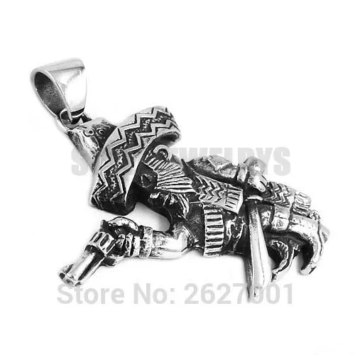 Dдания Bandidos Байкерский кулон с ножом и пистолетом ювелирные изделия из