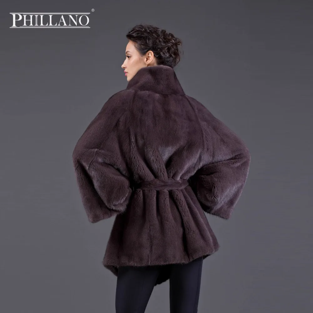 Горящие Товары PHILLANO 2016 Шубы Из Меха Норки Скандинавия Дания Женская Куртка