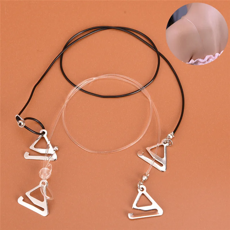 1 пара Прозрачный Универсальный Невидимый ремешок Женский Регулируемый