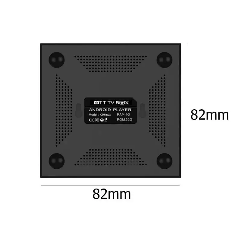 X96Max Смарт ТВ приставка Android 8,1 Amlogic S905X2 Четырехъядерный 4 ГБ 32 ГБ 64 Гб 2,4G WiFi BT H.265 4K ТВ приставка медиаплеер X96mini