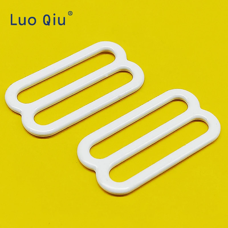 Белый бюстгальтер Luo Qiu (18 шт./лот) 25 мм с регулируемыми застежками 8 бюстгальтеров