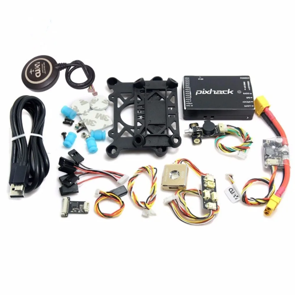 CUAV Pixhack V2 Контроллер полета PIX с открытым исходным кодом M8N gps для FPV Дрон Квадрокоптер вертолет