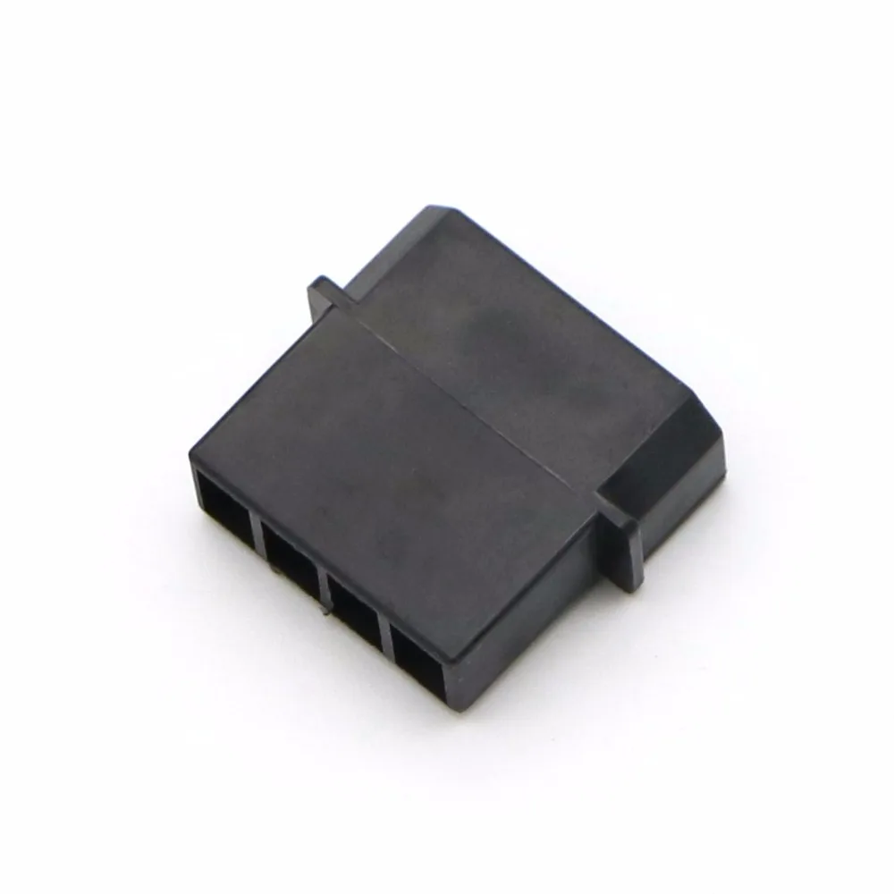 100 шт./лот 5 08 мм 4Pin мужской Molex разъем корпуса питания|Компьютерные кабели и