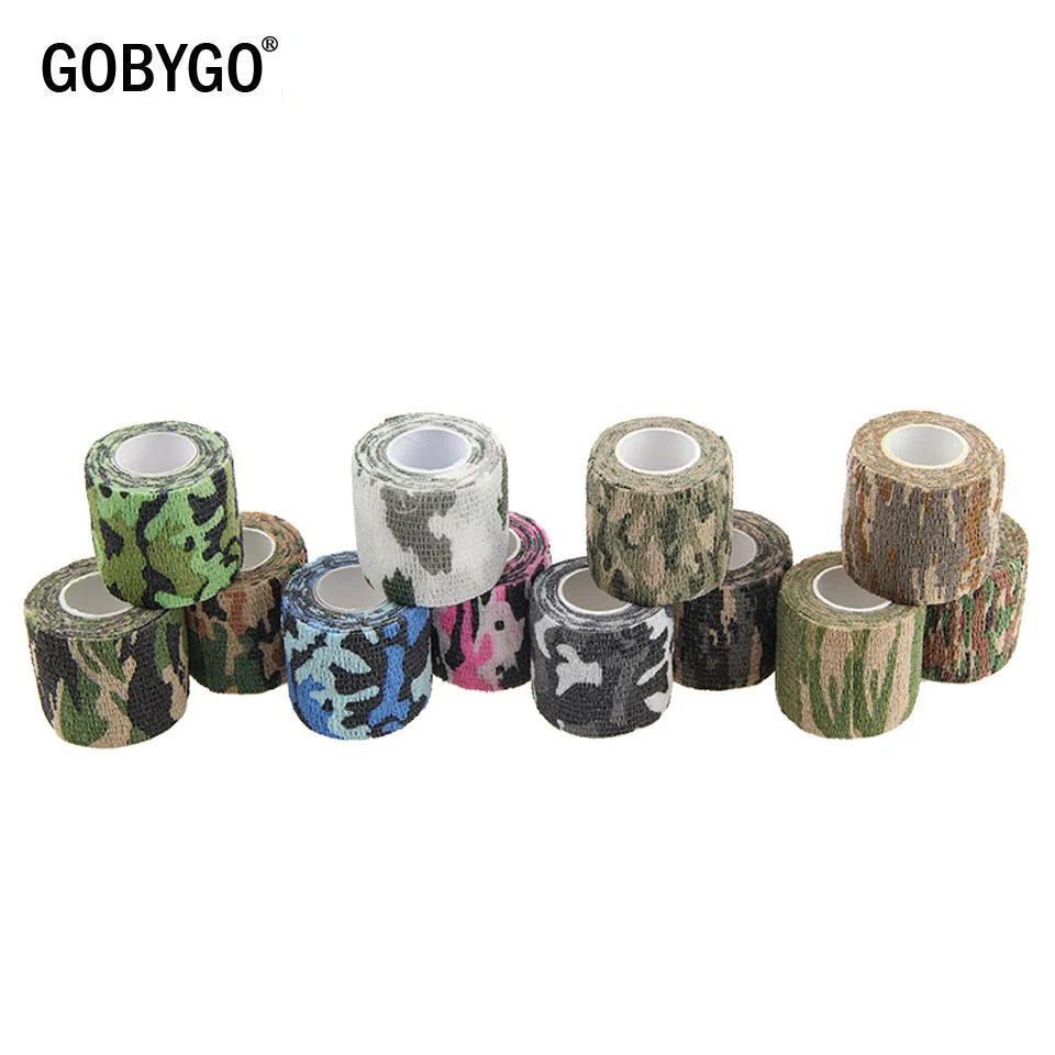 Самоклеящаяся эластичная бандажная лента GOBYGO 5 см * 450 из нетканого материала