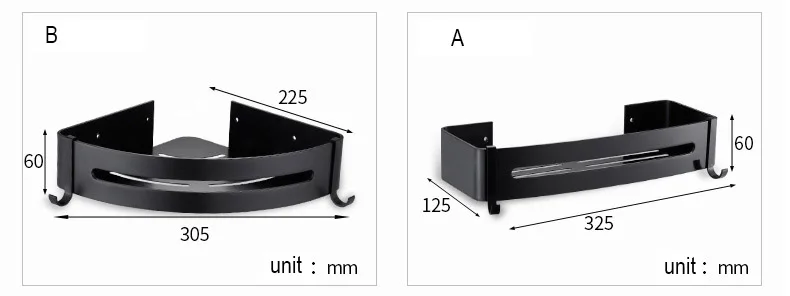 Держатель для кухонного органайзера угловая полка ванной комнаты металлическая