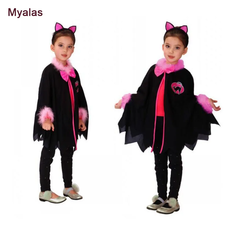 Рождественская одежда с котом для девочек карнавальный костюм животными