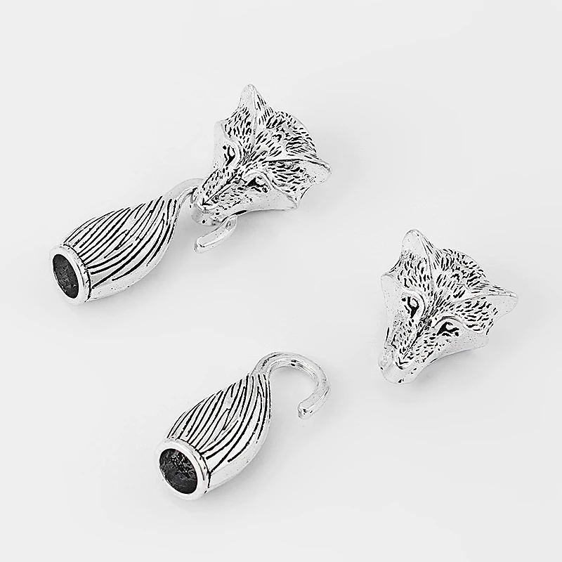 3 комплекта заглушки для браслета 8 мм|jewelry findings|end capsround leather cord |