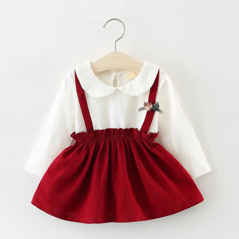 Wine Red Pudcoco/комплект для девочек от 0 до 24 месяцев; одежда для маленьких девочек; вечерние платья принцессы с юбкой-пачкой на свадьбу; осенняя одежда - Цвет: Wine Red