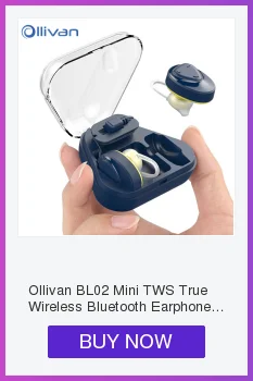 OLLIVAN Bluetooth Наушники Беспроводные спортивные Беспроводной Bluetooth гарнитура с микрофоном Внутриканальные наушники водонепроницаемые наушники Магнитная