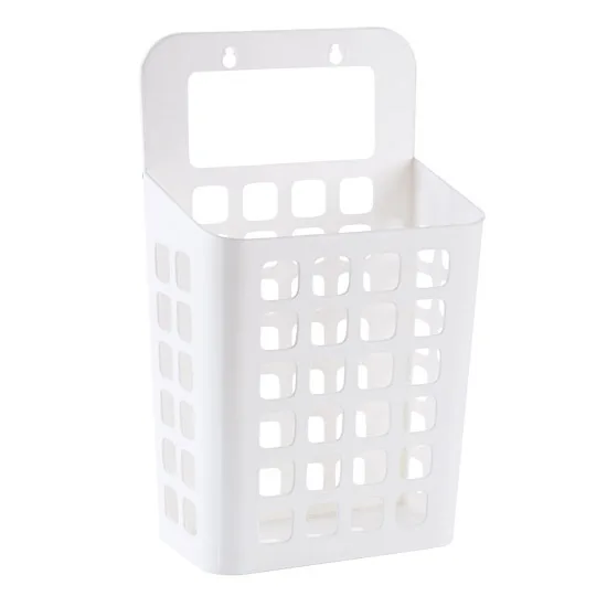 White37x26x16cm Присоска висячая грязная корзина для одежды грязная пластиковая корзина для белья корзина для хранения фруктов - Цвет: White37x26x16cm