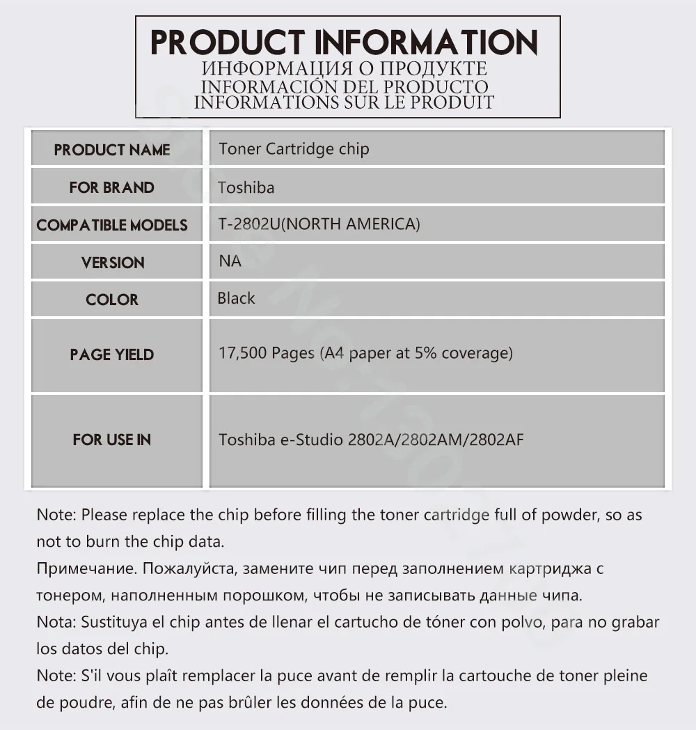 Новый тонер картридж большой емкости для Toshiba e Studio 2802A 2802AM 2802AF 2802 A AM reset 12K|toner cartridge