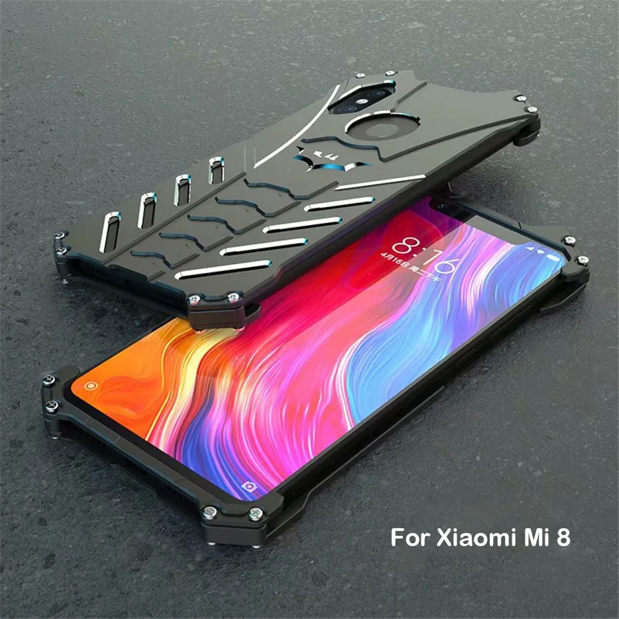 R Just для Xiaomi Mi 8 чехол SE металлический алюминиевый корпус противоударный