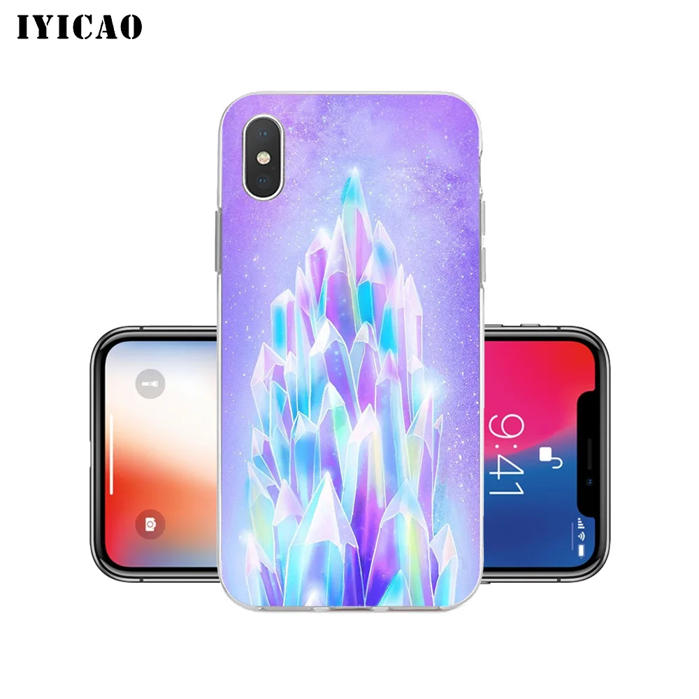 IYICAO Мягкий силиконовый чехол для iPhone X XR XS MAX 6 6s 7 8 Plus 5 5S SE TPU|Чехлы-накладки| |