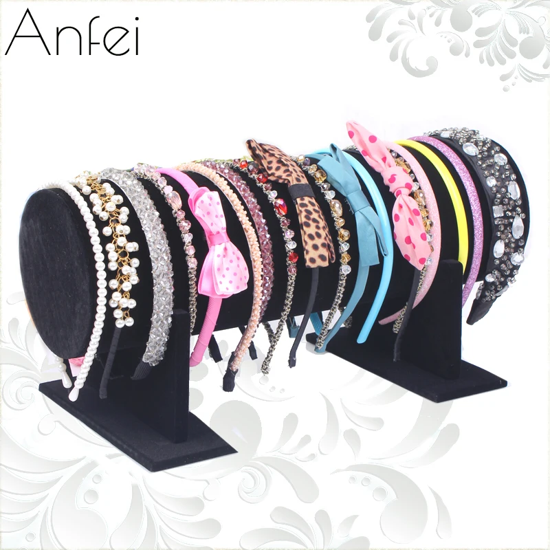 Банданы для мужчин держатель дисплея ювелирных изделий бархат деревянный шкаф