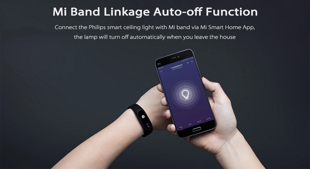 Xiaomi потолочные светильники Philips светодиодный потолочный светильник приложение для предотвращения пыли беспроводное затемнение AC 100-240 В приложение дистанционное управление