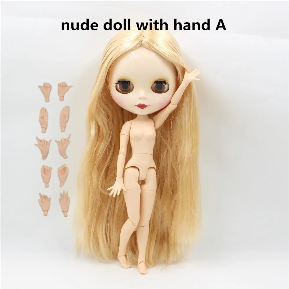 Ледяной фабрики Блит куклы BJD Neo блондинка MIX желтые волосы длинные прямые волосы 280BL2428/0720 1/6 30 см игрушка в подарок - Цвет: like the picture