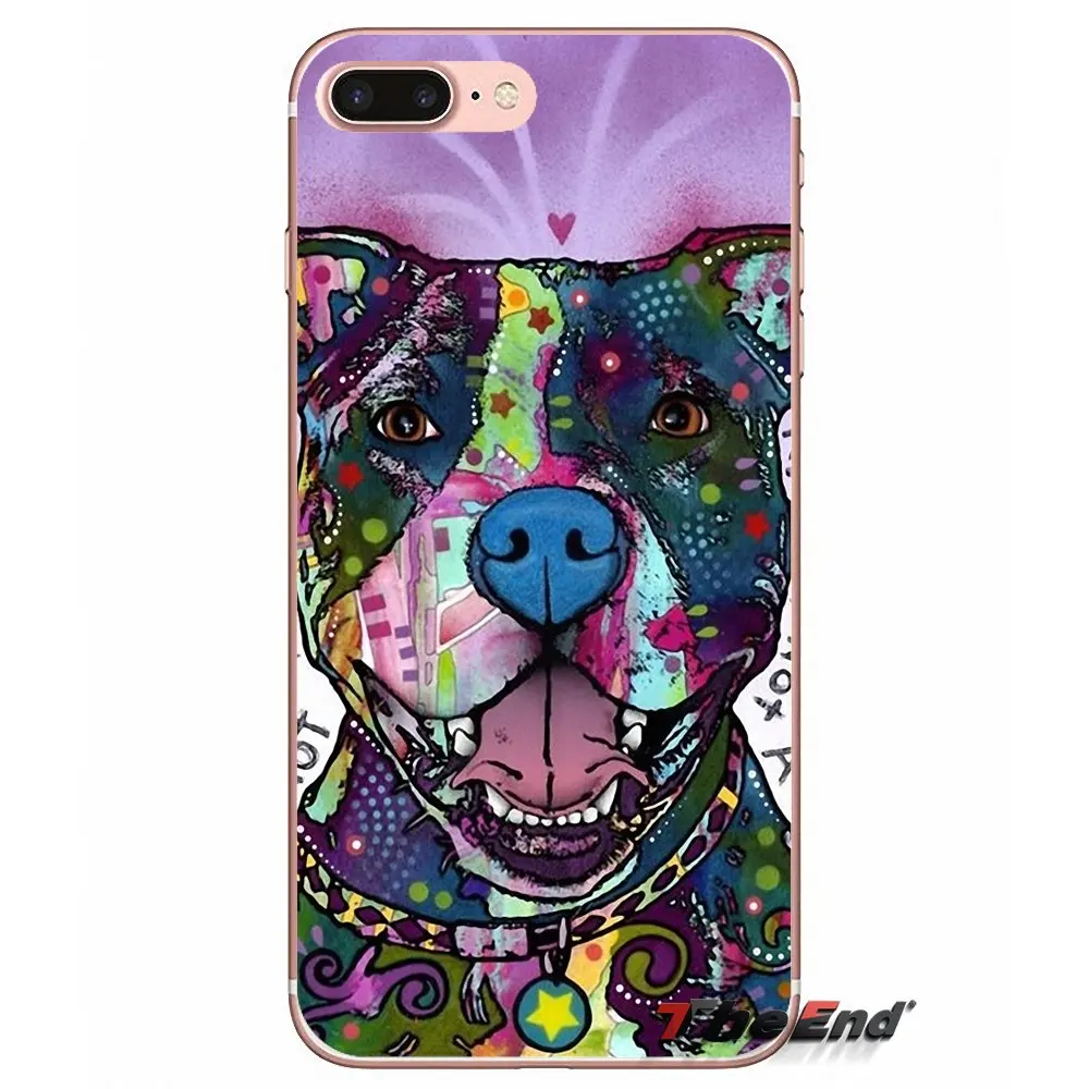 Силиконовый чехол для Huawei G7 G8 P7 P8 P9 Lite Honor 4C 5X 5C 6X Mate 7 8 9 Y3 Y5 Y6 II 2 Pro 2017 Puppy pibull Pitbull Gog |