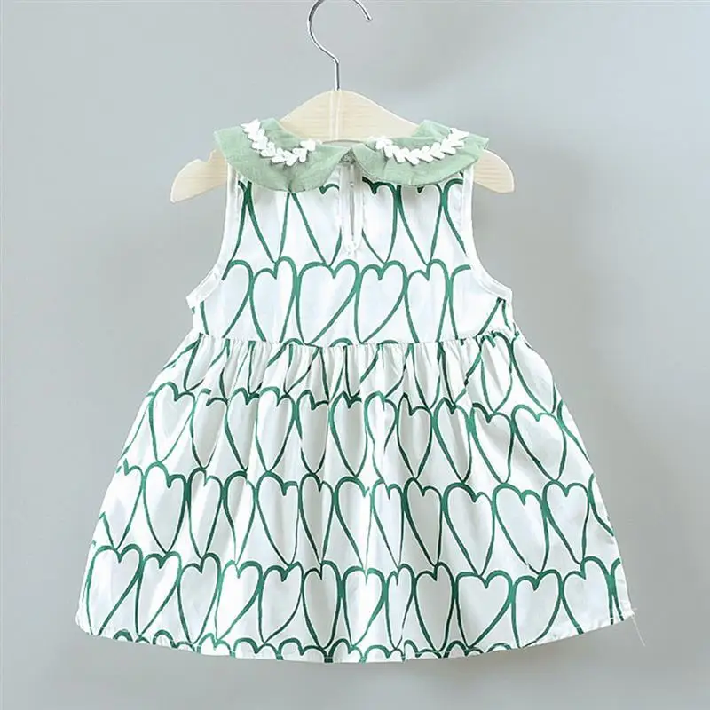 Летние платья с героями мультфильмов для малышей Новое короткое платье-пачка без