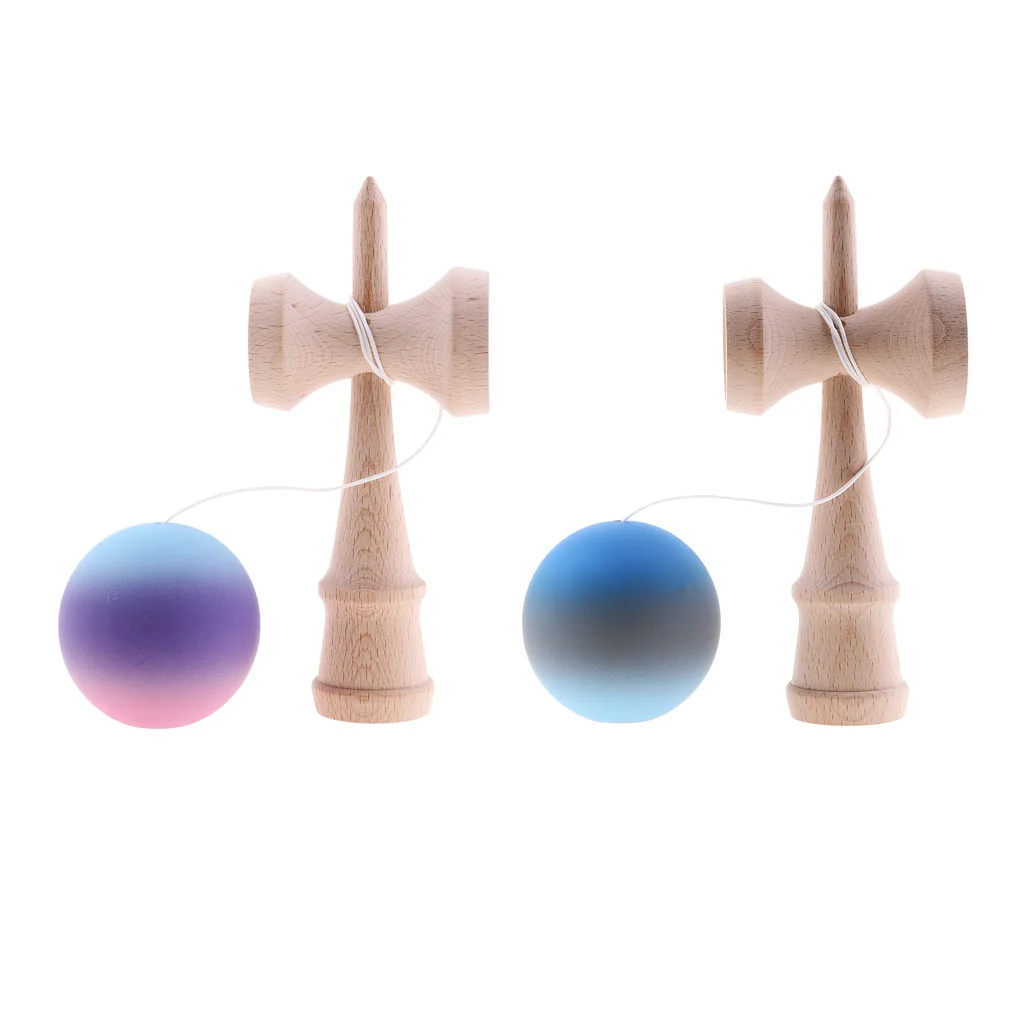 2 шт./упак. Kendama японский традиционный мяч деревянная чашка игра с палочками игровой реквизит Детская Спортивная игрушка для игр на открытом воздухе подарок