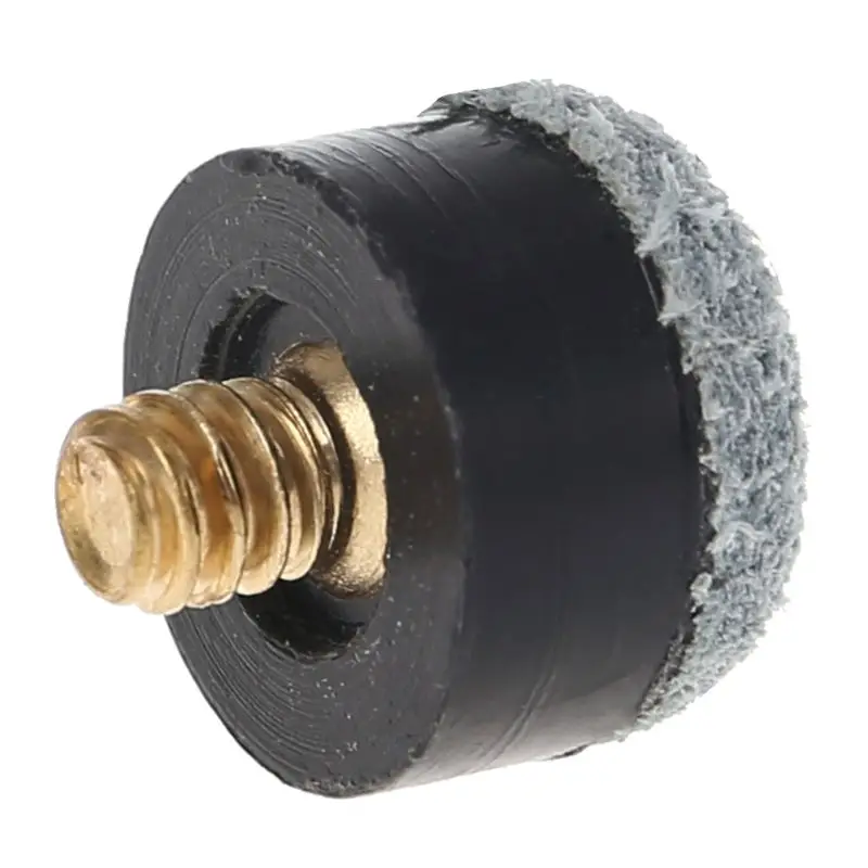 

10Pcs 13mm Screw-On Pool Cue Tips Cowhide Replacement Kits Spare Parts For Snooker