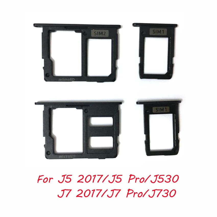 SIM& SD Держатель для карт лоток для samsung Galaxy J5 J7 pro J530F J530 J730F J730 один двойной держатель для карт Слот адаптер