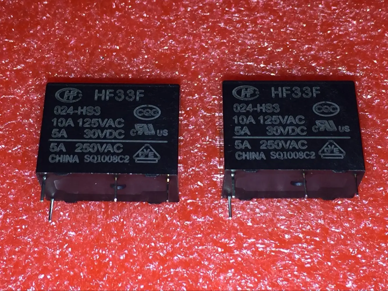 Бесплатная доставка 100% новое оригинальное реле 10 шт./лот HF33F 024 HS3 JZC 33F 10A 4PIN|relay