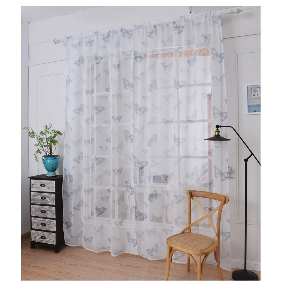 1 шт. тюлевые шторы с орнаментом белые оконные драпировка прозрачный шарф подзоры