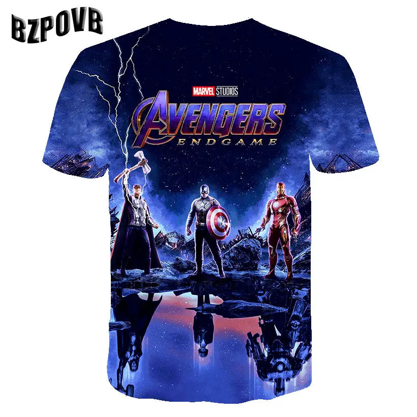 BZPOVB 2019 Капитан Америка футболка футболки с 3D принтом Для мужчин Marvel Мстители