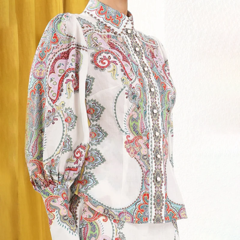 Женский комплект из 2 предметов летняя блузка и шорты с цветочным принтом