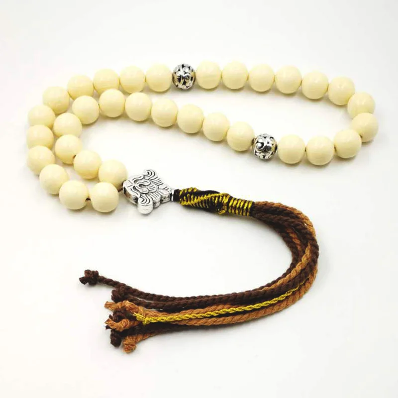 Мусульманские бусины из смолы Tasbih 33 66 99 Размер 8 10 12 мм индейка королевская модель