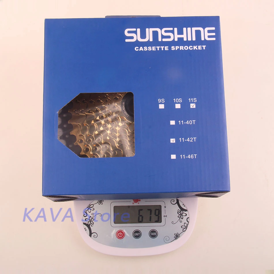 Велосипедная кассета SUNSHINE для горного велосипеда 11 скоростей свободное колесо