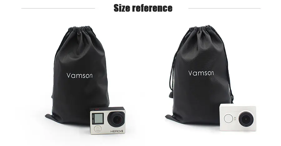 Vamson для GoPro аксессуары сумка для хранения полученная сумка повязка на голову нагрудный ремень для Gopro hero 4 3+ 2 1 для Xiaomi для SJCAM VP806