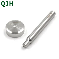 diy handwork stainless steel leather craft card package rivet mounting set tools 8mm punching mounting round setter base mould