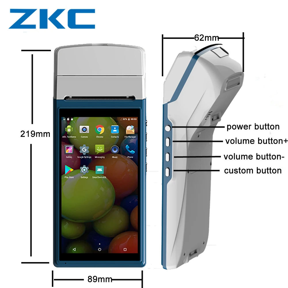 Оригинальный заводской запас 5 &quotAndroid pos-терминал NFC pos-система программного
