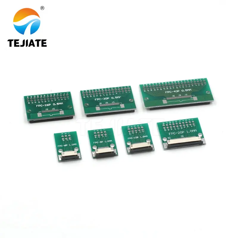 DIY FPC/FFC плата адаптера 1 0 мм разъем 6P 8P 10P 12P 20P 24P 26P 30P 34P 40PIN|Интегральные схемы| |