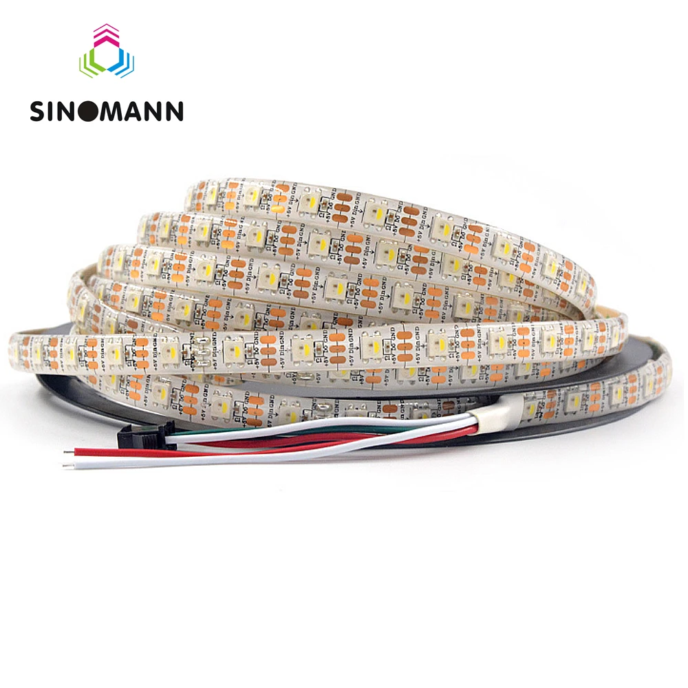 Светодиодная лента SK6812 1 М/4 м/5 м (аналогичная ws2812)30/60/144 светодиодов/м RGBW + NW/CW/WW
