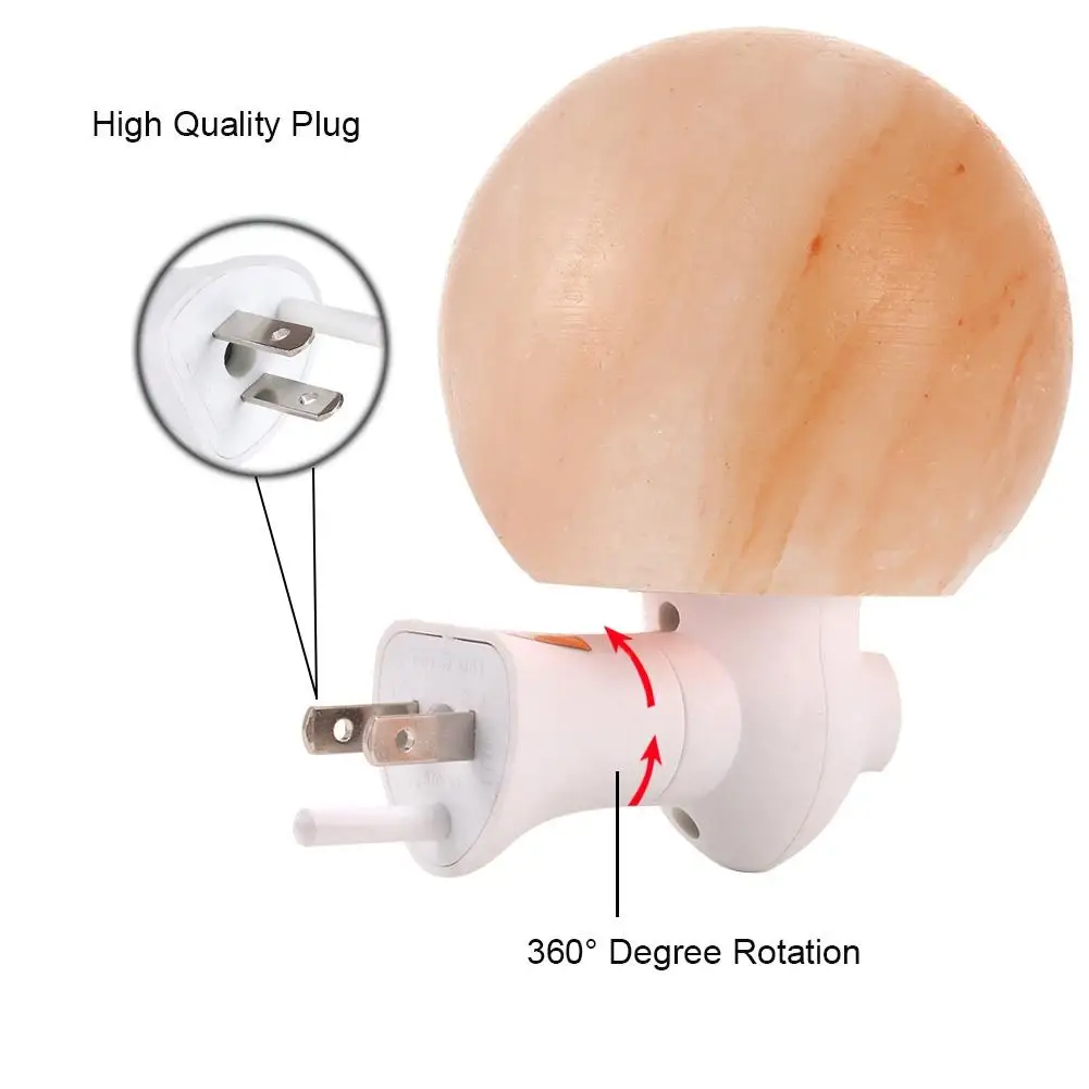 15 Вт мини соляная лампа ручной работы натуральная Гималайская Хрустальная