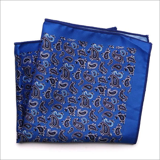 MPK-016pocket square Портной Смит дизайнер Карманный квадратный из микрофибры с принтом Пейсли клетчатый Модный платок в горошек Пейсли Цветочный стиль носовой платок - Цвет: MPK-016pocket square