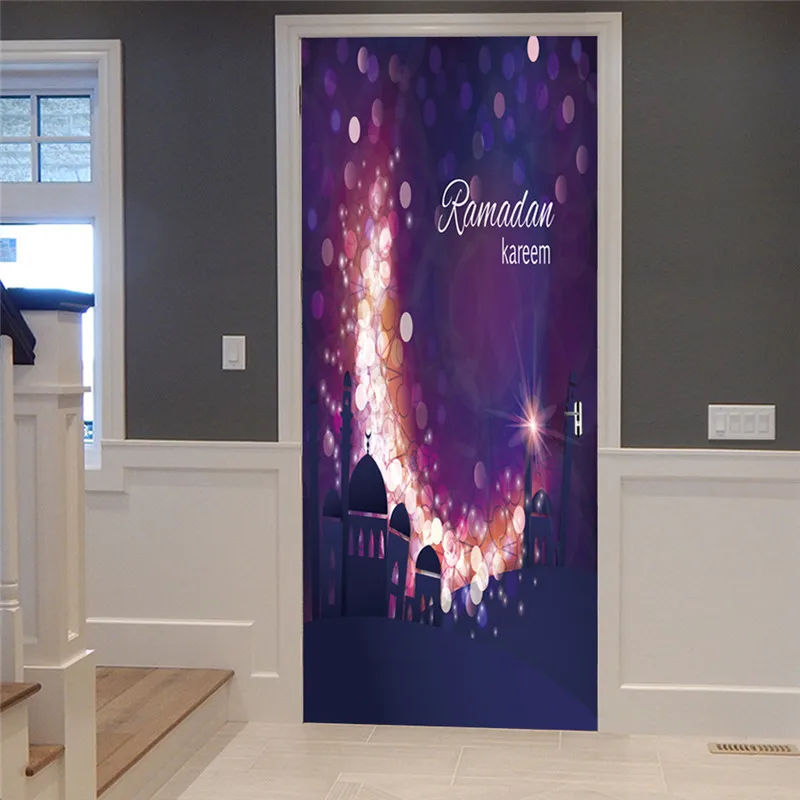 Наклейка на деревянную дверь без Smel | Дом и сад