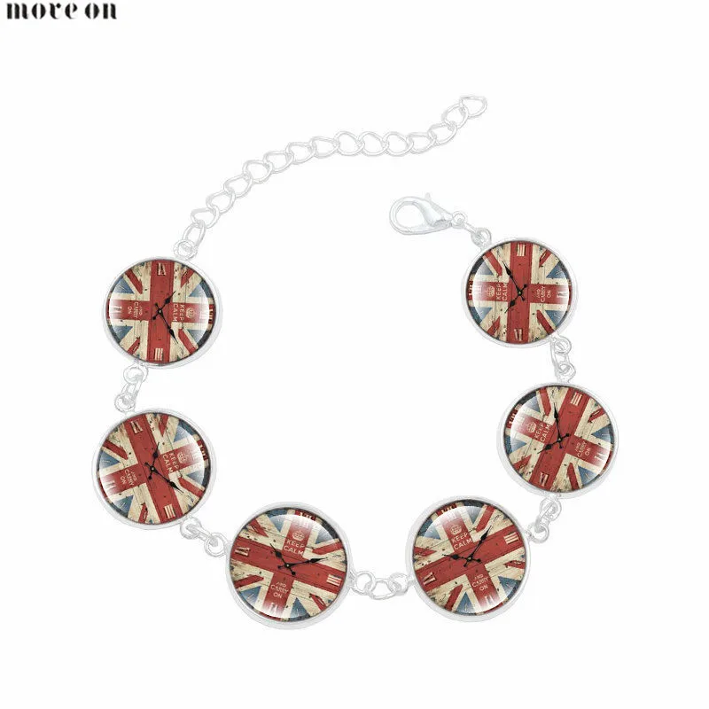 Ретро часы браслет с драгоценным камнем креативные ювелирные изделия ручной