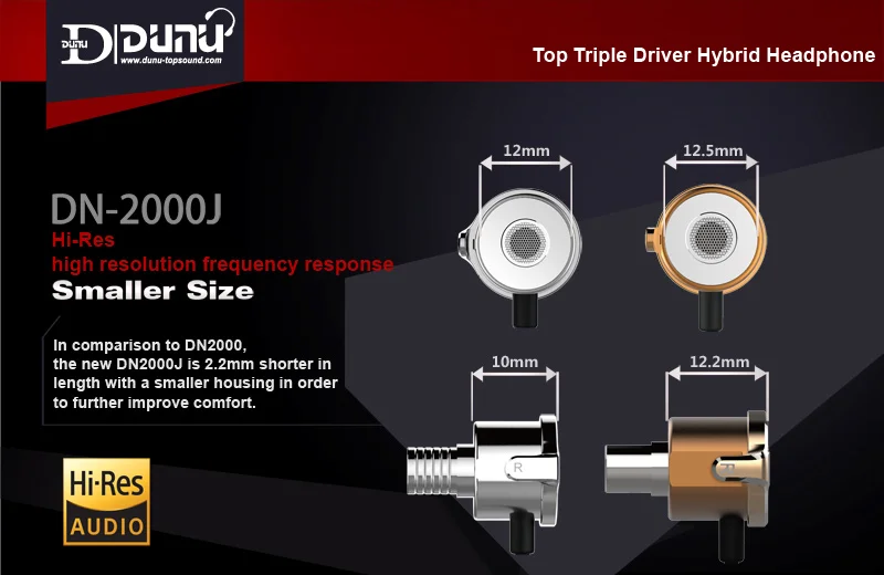 DUNU DN-2000J 2BA+ 1DD Премиум гибридные HiFi наушники Hi-Res аудио стерео наушники-вкладыши мониторинг мелодии аудио металлические бас наушники