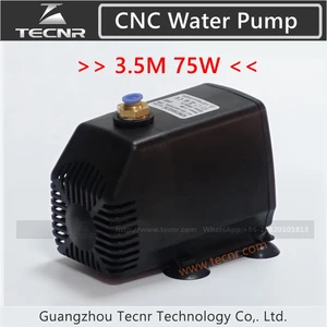 Погружной водяной насос 75 Вт, помпа 220 В 75 Вт 3,5 м для фрезерного станка с ЧПУ, двигатель шпинделя кВт и кВт