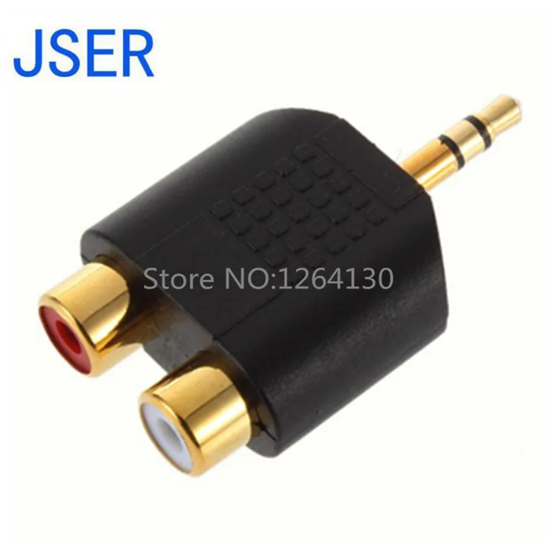 

Gold plated 3.5mm rca lotus head 3.5 dual rca audio adapter adapters