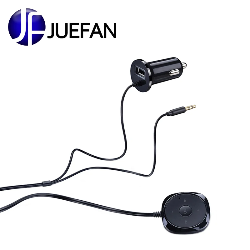 Новый fm передатчик Bluetooth автомобильный комплект громкой связи + 3 5 мм AUX